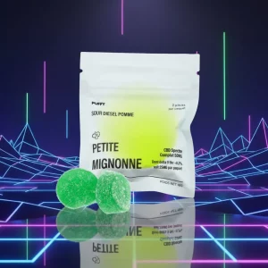 SHOPTONCBD GUMMIES PETITE MIGNONNE 50MG Sour Diesel Pomme
